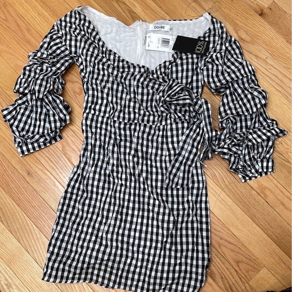 Cute gingham dress size small